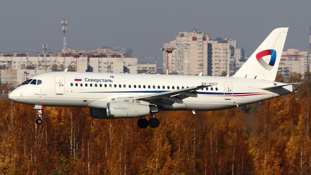 RA-89117:Sukhoi SuperJet 100:Северсталь